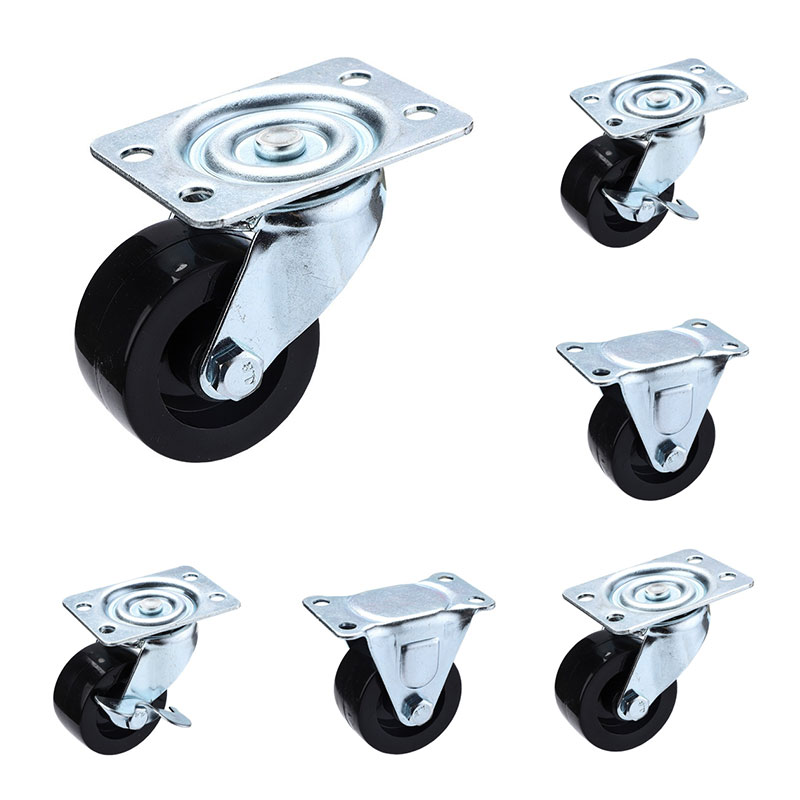 2 Inch General Duty Rubber Casters Wheels