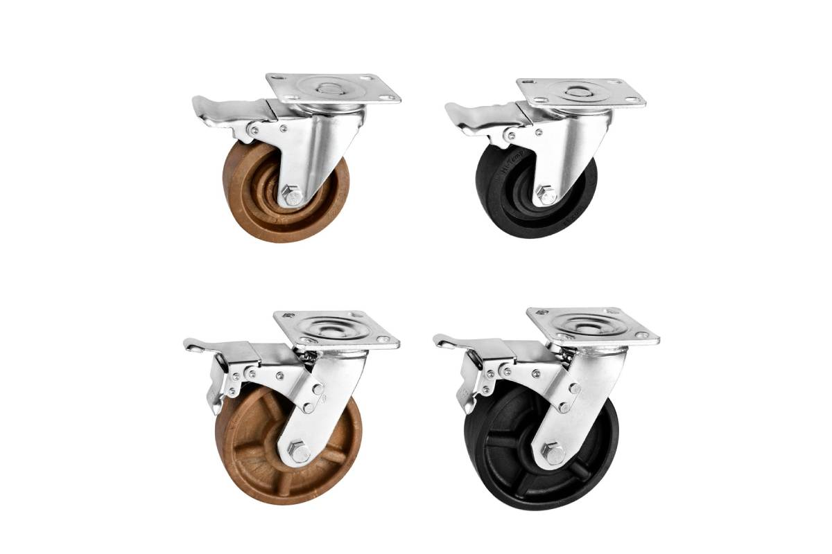 High Temperature Casters for Bakery Ovens (280°C, 450kg) – U.S. Case Study
