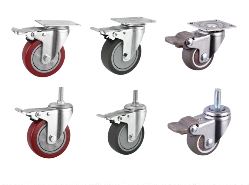 Industrial Casters for Textile Workshops, Sewing Machines, and Pet Cages
