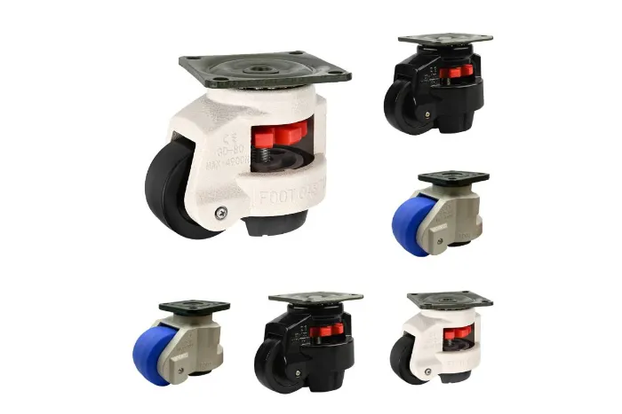 CMCL Ships Full-Series White Adjustable Leveling Casters for US Industrial Printer Manufacturer