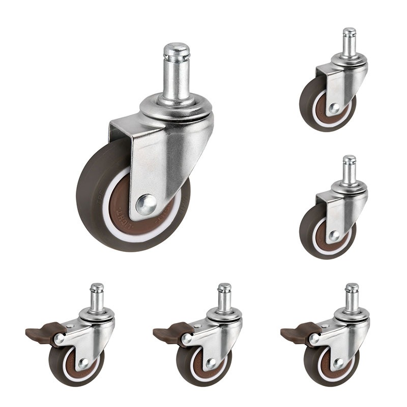 Grip Ring Furniture Casters TPR Wheels