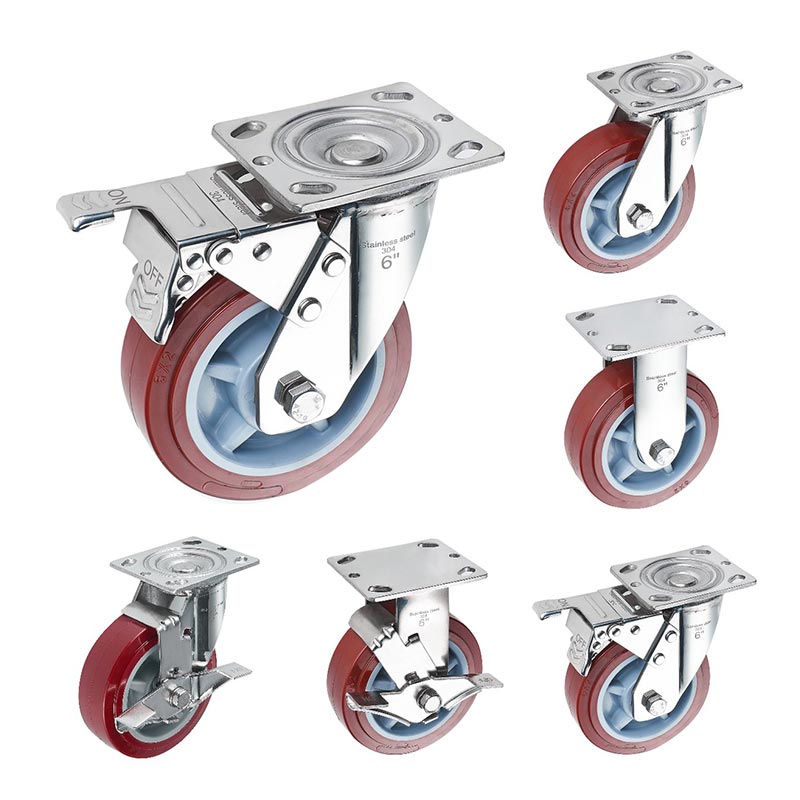 Heavy Duty Stainless Steel Caster Wheels