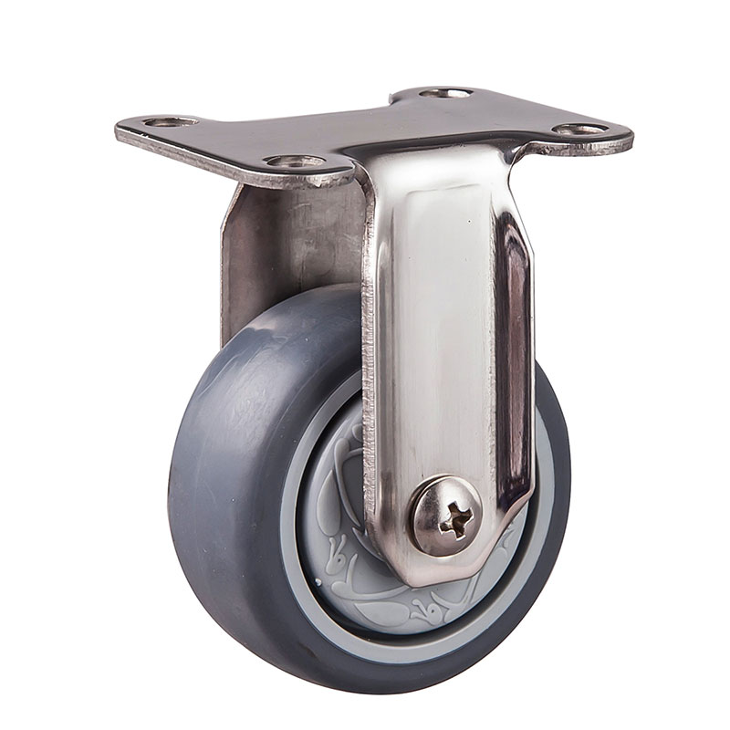 SUS304 Light Duty Casters TPR Wheels
