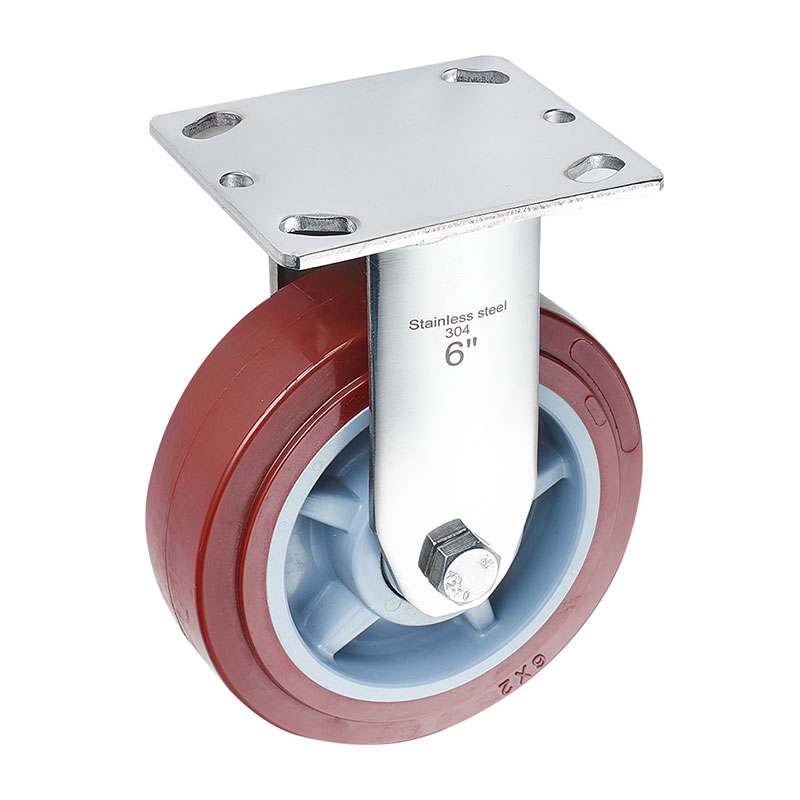 SUS304 Heavy Duty Casters Polyurethane