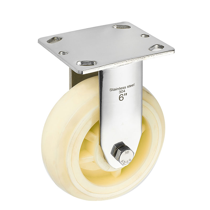 SUS304 Heavy Duty Casters Nylon Wheels