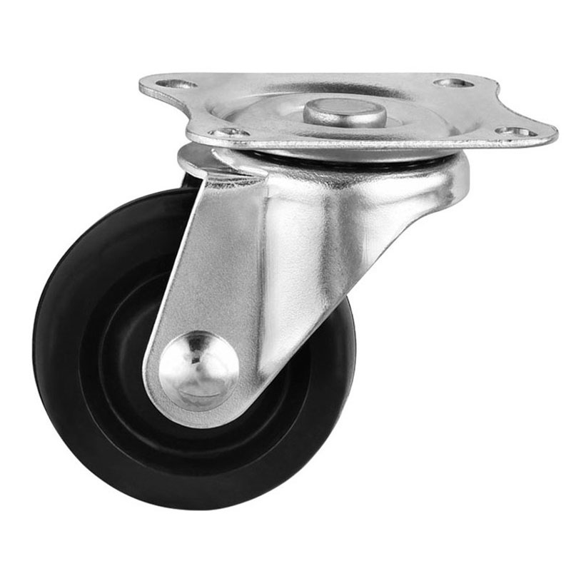 Light Duty Casters with Rubber Wheels
