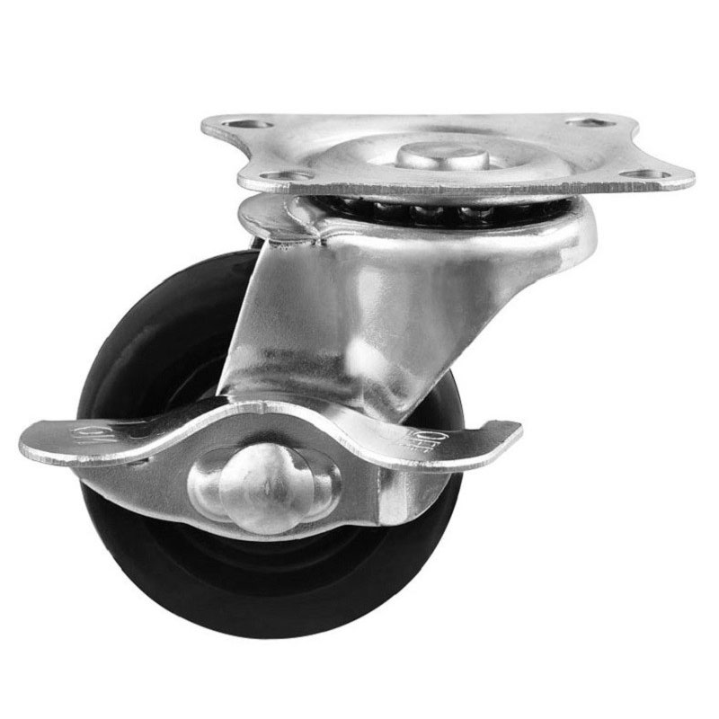 Light Duty Casters with Rubber Wheels
