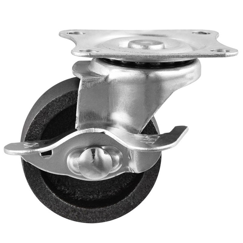 Light Duty Casters Cast Iron Steel Wheel