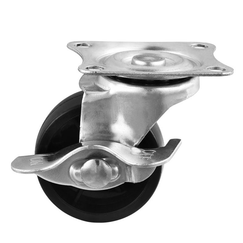 Light Duty Casters Black PP Wheels