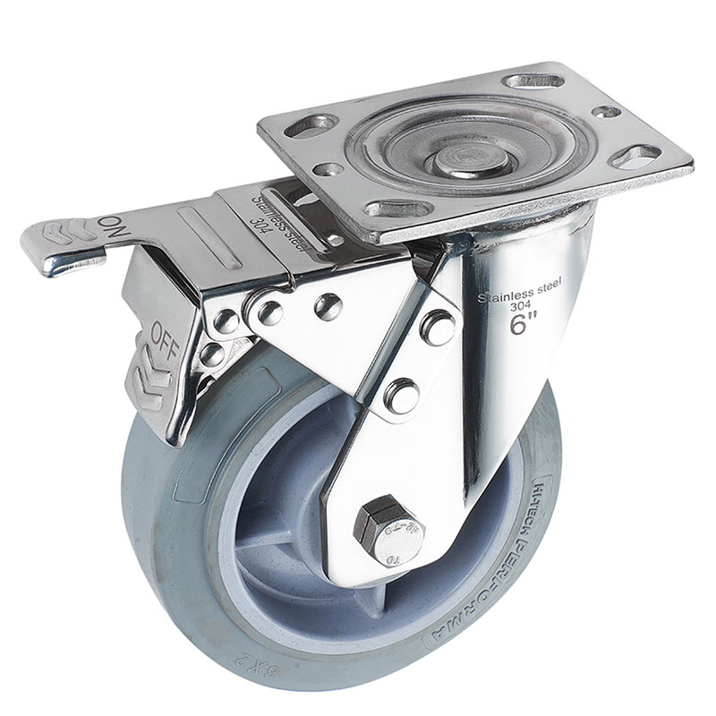 SUS304 Heavy Duty Casters Performa Wheel