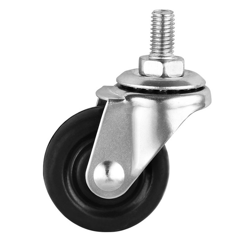 Light Duty Casters with Rubber Wheels
