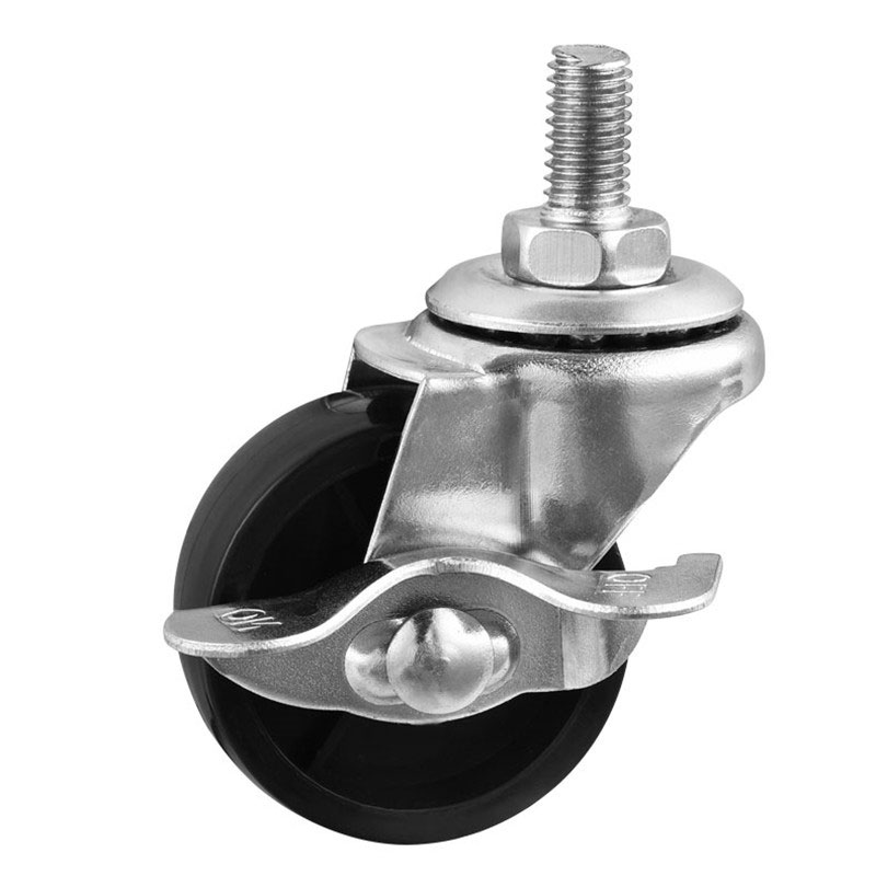 Light Duty Casters Black PP Wheels