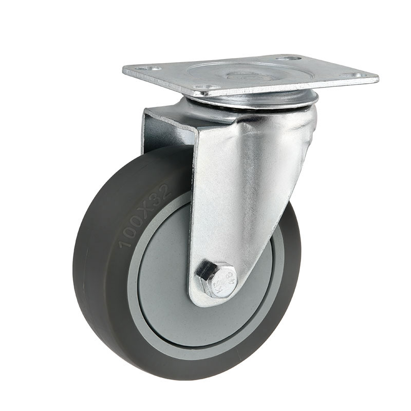 Medium Duty Casters TPR Flat Tread