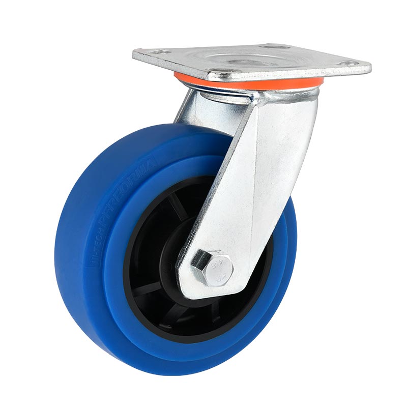 Heavy Duty Casters Performa TPR Blue