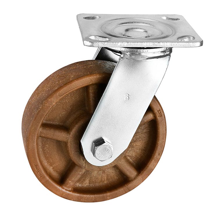 Heavy Duty Casters High Temperature Brown