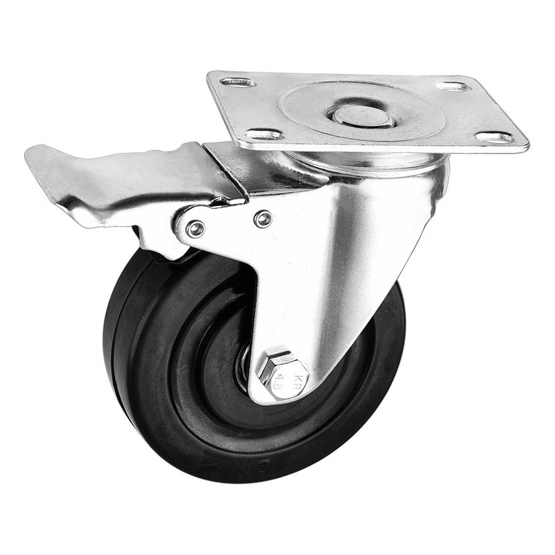 Medium Duty Rubber Anti Static Casters Wheels