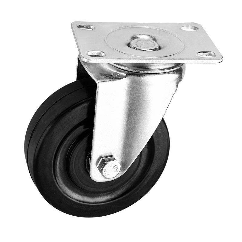 Medium Duty Rubber Anti Static Casters 4 inch
