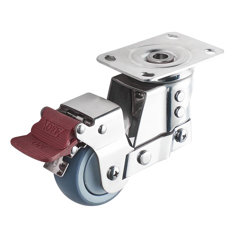 Medium Duty Shock Absorber Casters TPR Wheels