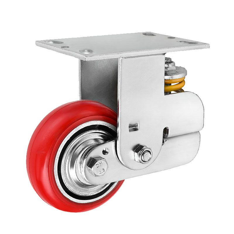 Heavy Duty Shock Absorber Casters Zinc Bracket