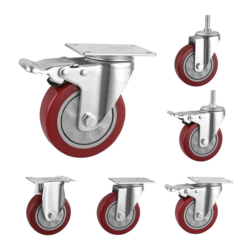 Medium Duty Casters Polyurethane Wheels