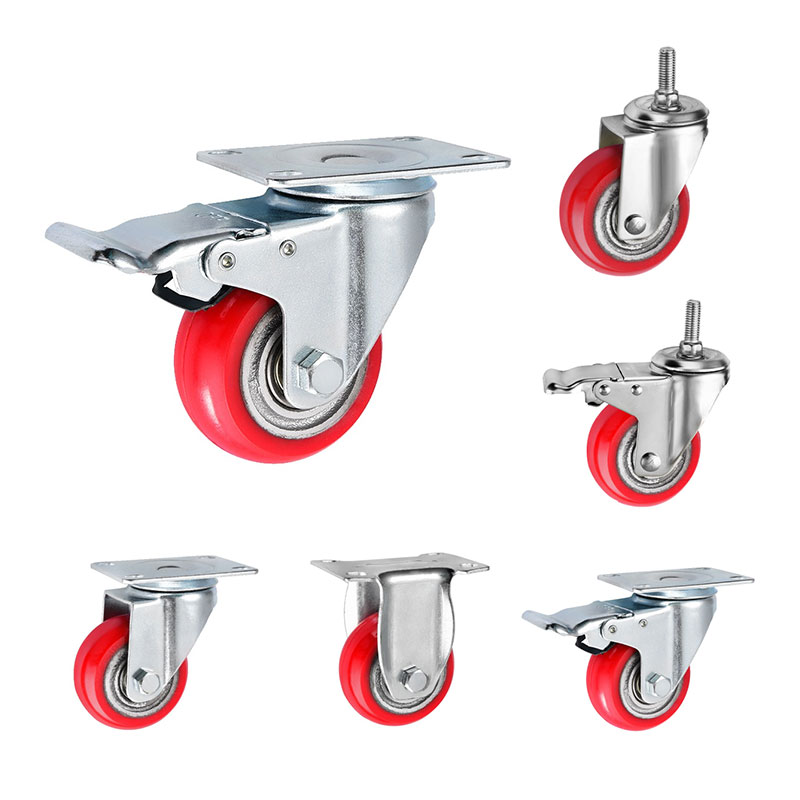 Medium Duty Casters PU on Cast Iron
