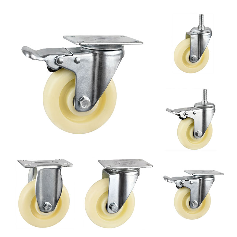 Medium Duty Casters with Nylon Wheels