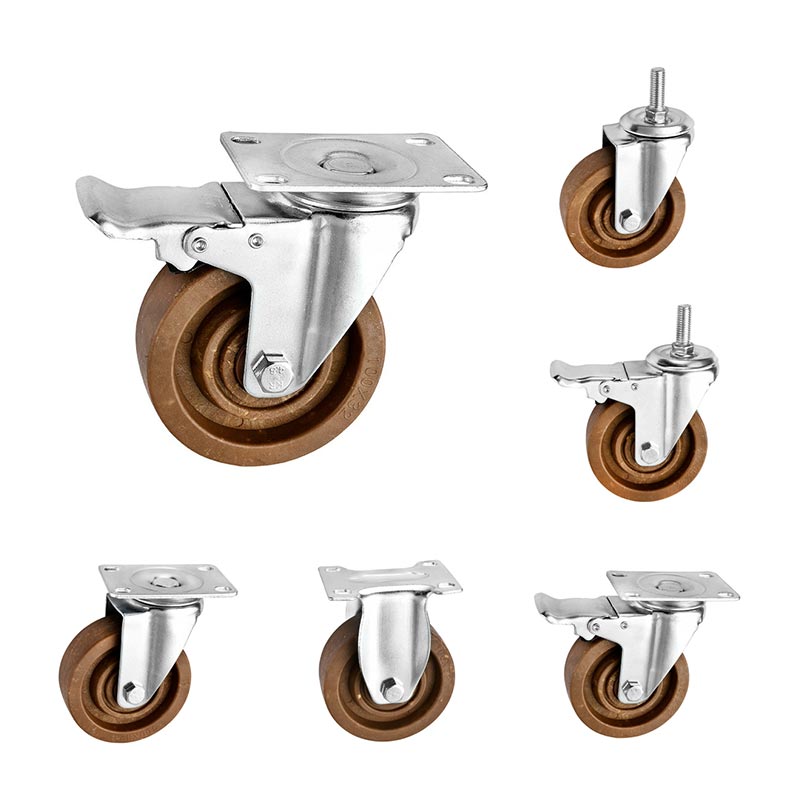 Medium Duty High Temperature Casters 280℃