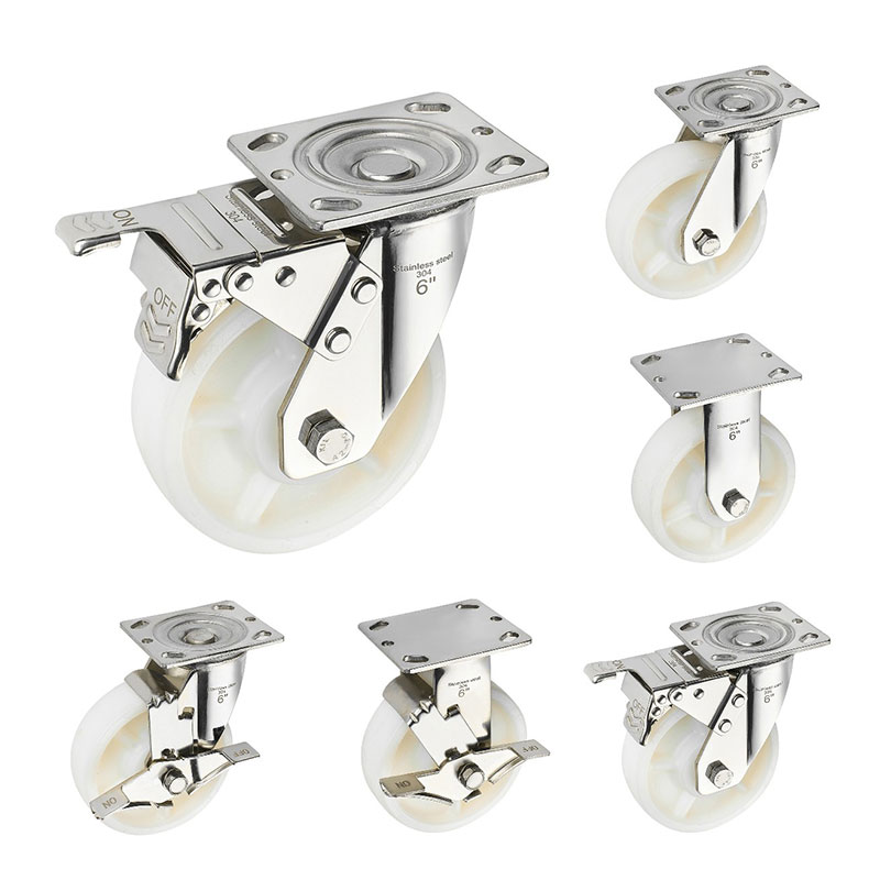 SUS304 Heavy Casters Polyamide Wheels