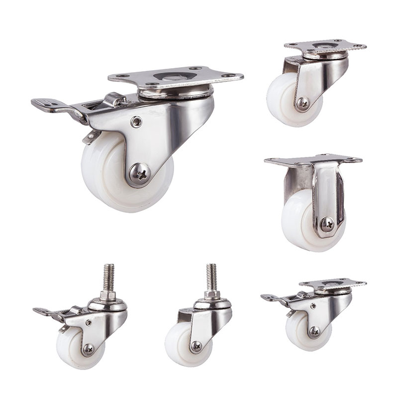 SUS304 Light Duty Casters with PA Wheels