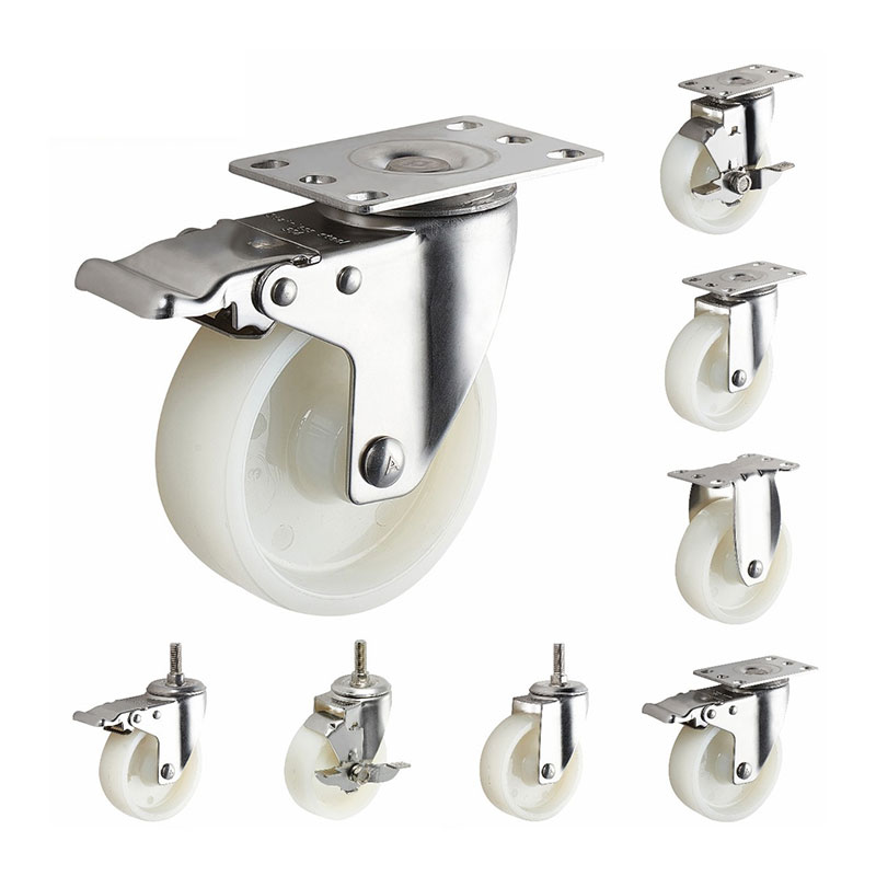 SUS304 Medium Duty Industrial Casters PA